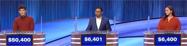 Final Jeopardy (9/17/2021) Matt Amodio, Samit Sarkar, Odessa Madakacherry