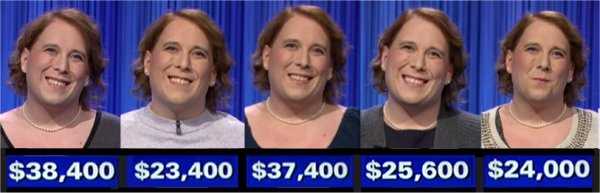 Jeopardy! champs, week of December 27, 2021
