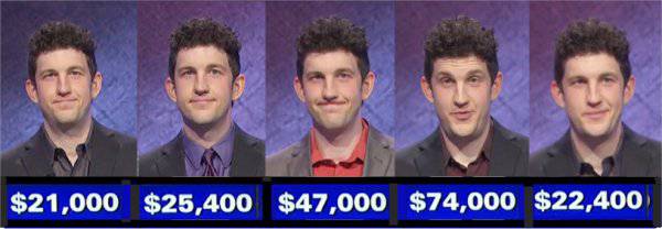 Jeopardy! champs, week of July 26, 2021