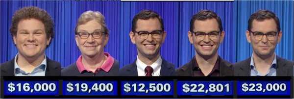 Jeopardy! champs, week of October 25, 2021