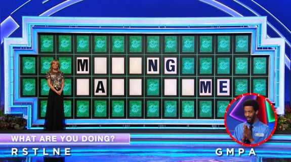 Micah on Wheel of Fortune (11-2-21)