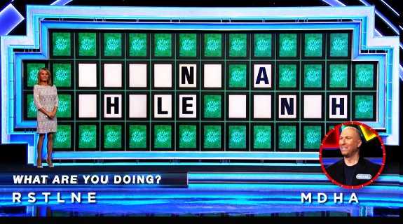 Michael on Wheel of Fortune (11-23-21)