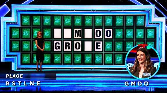 Stacy on Wheel of Fortune (11-26-21)