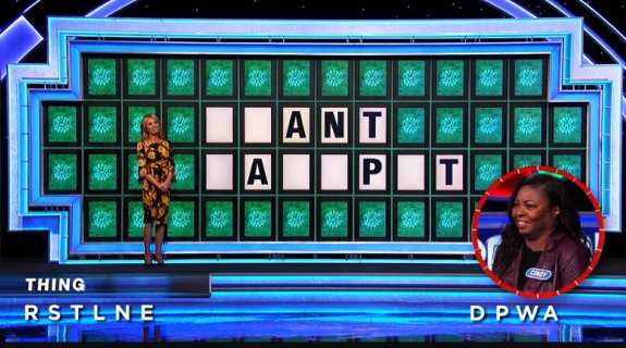 Cindy on Wheel of Fortune (11-29-21)