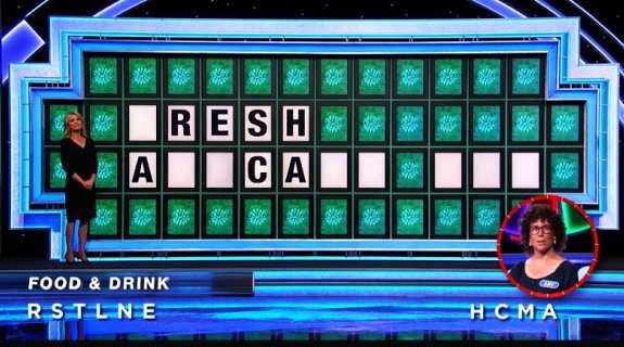 Amy on Wheel of Fortune (11-30-21)