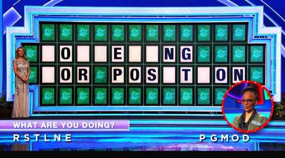 Selina on Wheel of Fortune (11-5-21)