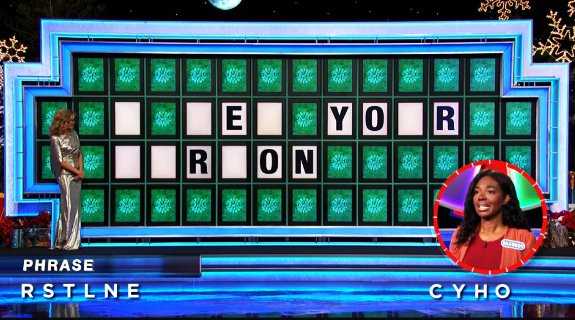 Shannon on Wheel of Fortune (12-6-21)