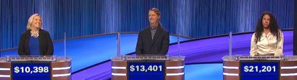 Final Jeopardy (10/24/2022) Sarah Snider, Jeff Smith, Sadie Goldberger
