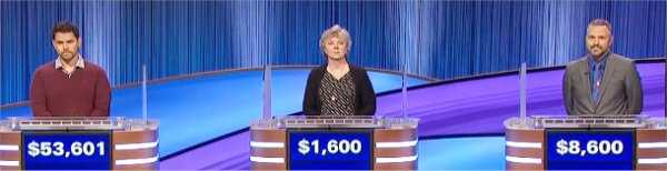 Final Jeopardy (10/11/2022) Cris Pannullo, Marsha Free, Mike Elliott