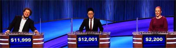 Final Jeopardy (11/1/2022) Jonathan Fisher, Andrew He, Christine Whelchel