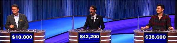 Celebrity Jeopardy (11/13/2022) John Michael Higgins, Wil Wheaton, Joel Kim Booster