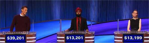 Final Jeopardy (11/4/2022) Eric Ahasic, Jaskaran Singh, Jackie Kelly