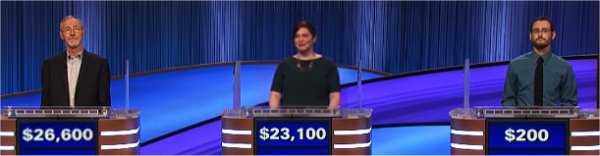 Final Jeopardy (12/26/2022) Ray Lalonde, Sarah Schmeer, Bobby Freitas