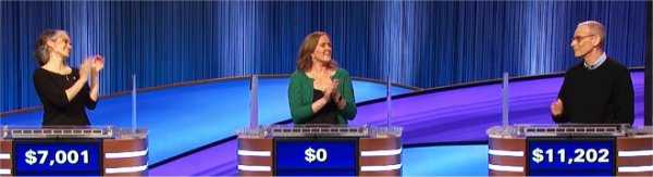 Final Jeopardy (6/22/2022) Megan Wachspress, Sarah Brogren, Jeff Weinstock