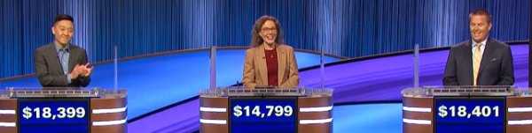 Final Jeopardy (7/11/2022) Robert Won, Aleithia Stephens, Steve Clarke