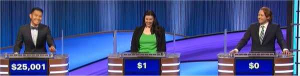 Final Jeopardy (7/5/2022) Yungsheng Wang, Suzy Garver, Jake Marvin