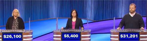 Final Jeopardy (9/22/2022) Martha Bath, Lynda Tsuboi, Michael Menkhus