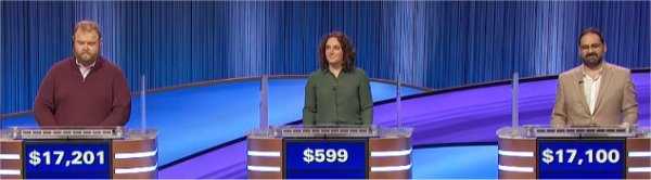 Final Jeopardy (9/23/2022) Michael Menkhus, Jenny Dally, Navid Mehrjou