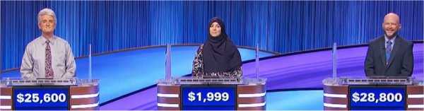 Final Jeopardy (2/1/2022) Jay Foster, Zoha Khalili, Scott Plummer