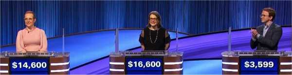 Final Jeopardy (3/1/2022) Christine Whelchel, Margaret Shelton, Stefan Stenroos