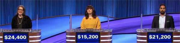 Final Jeopardy (02/03/2022) Margaret Shelton, Christie Baugher, Ujal Thakor
