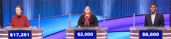 Final Jeopardy (4/19/2022) Mattea Roach,Tina Disciullo-Acker, Josh Sen