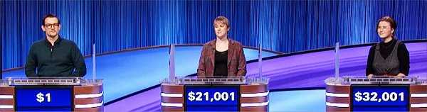 Final Jeopardy (4/5/2022) Camron Conners, Kathleen Snyder, Mattea Roach