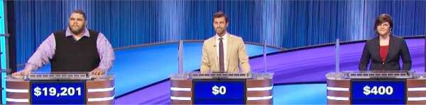 Final Jeopardy (5/19/2022) Ryan Long, Bradford Pearson, Julie Ann Crommett