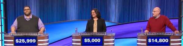 Final Jeopardy (5/27/2022) Ryan Long, Srimal Choi, Aaron Gulyas