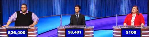 Final Jeopardy (5/31/2022) Ryan Long, Kenny Liew, Carissa Faroughi