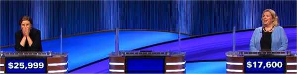 Final Jeopardy (5/5/2022) Mattea Roach, T.J. Lovejoy, Sarah Snider