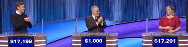 Final Jeopardy (6/14/2022) Eric Ahasic, Barry Margulies, Megan Wachspress