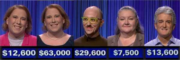 Jeopardy! champs, week of January 24, 2022