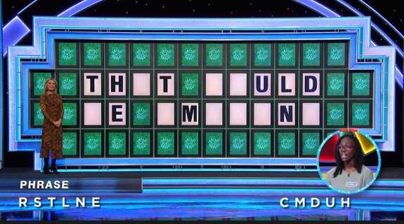 Camille on Wheel of Fortune (1-10-22)