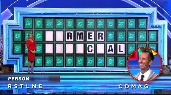 Dom on Wheel of Fortune (1-18-22)