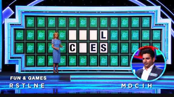 Shafi on Wheel of Fortune (1-6-22)
