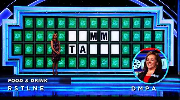 Diana on Wheel of Fortune (3-11-22)