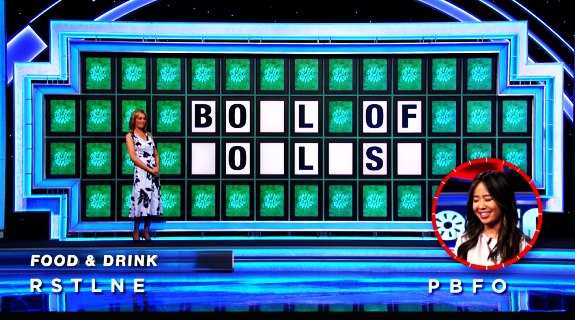 Jenny on Wheel of Fortune (3-9-22)