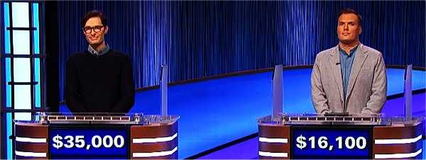 Final Jeopardy (1/23/2023) Troy Meyer, Duncan Bowling, Anne Faircloth