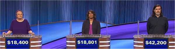 Final Jeopardy (2/2/2023) Patti Palmer, Anita Perala, Matthew Marcus