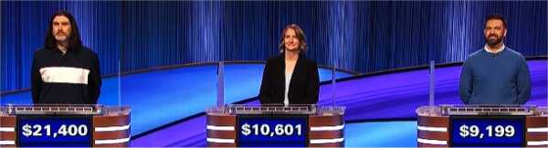 Final Jeopardy (2/6/2023) Matthew Marcus, Tanya Parrott, Jesse Lampert