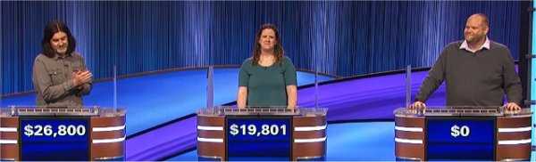 Final Jeopardy (2/7/2023) Matthew Marcus, Carolyn Shivers, Greg Snyder