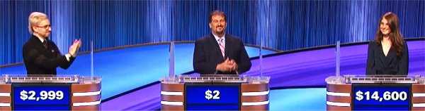 Final Jeopardy (2/9/2023) Dan Wohl, Scott Perry, Mira Hayward