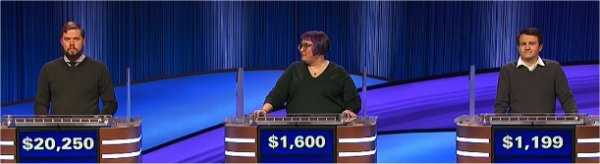 Final Jeopardy (3/10/2023) Stephen Webb, Jannette Peterson, Nick Lauber