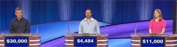 Final Jeopardy (4/13/2023) Ben Chan, Peter Early, Liz Jensen