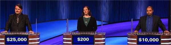 Final Jeopardy (4/6/2023) Brian Henegar, Eliza Haas Marr, Cameron Creel