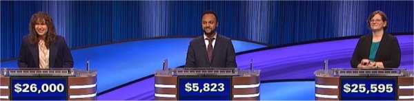 Final Jeopardy (5/11/2023) Hannah Wilson, Jon Carnegie, Kat Waller