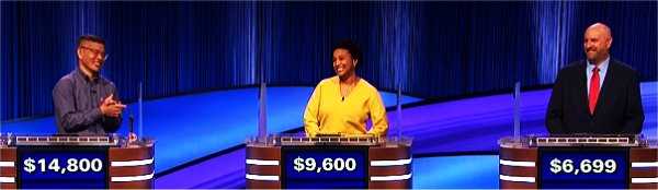 Final Jeopardy (5/19/2023) Ben Chan, Erica Johnson, Chris Hammer