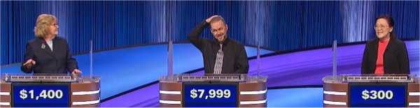 Final Jeopardy (5/24/2023) Lynn Di Vito, Ed Petersen, Joyce Sun