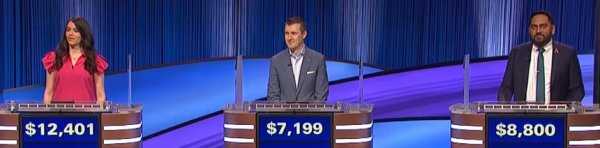 Final Jeopardy (5/29/2023) Diandra D’Alessio, Travis Lee, Niranjan Murali